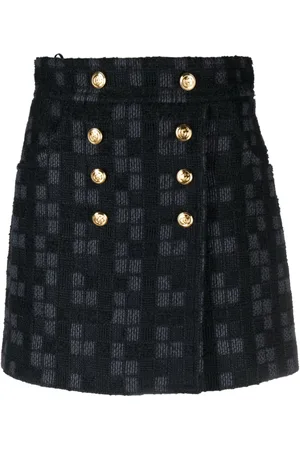 Gucci Falda corta con doble botonadura