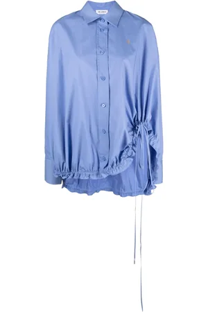 The Attico Camisa con cordones en el dobladillo