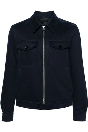 Tom Ford Sobrecamisa con cuello de pico
