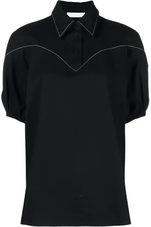 Chloé Blusa con costuras en contraste