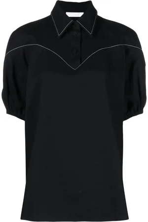 Chloé Blusa con costuras en contraste