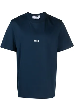 Msgm Playera con logo estampado