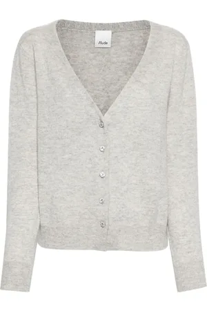 Allude Cárdigan de tejido fino con cuello en V