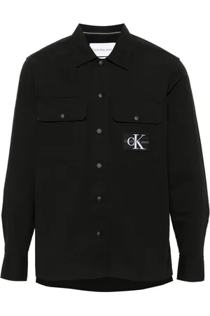 Calvin Klein Camisa con aplique del logo