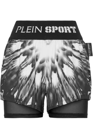 Philipp Plein Shorts con logo en la pretina y estampado gráfico