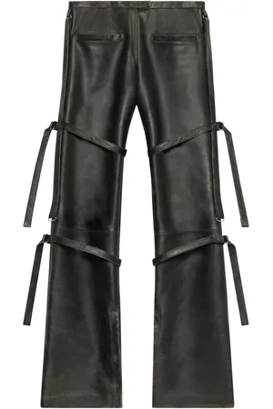 Courrèges Pantalones rectos con hebilla
