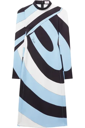 Puccini Vestido midi con estampado Iride