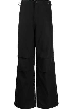 Maharishi Pantalones rectos con pretina elástica