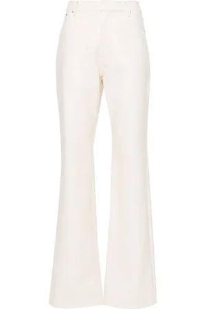 ROTATE Pantalones rectos con tiro alto