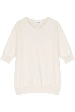 Jil Sander Playera tejida de canalé