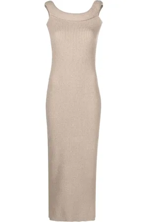 Totême Vestido largo con hombros descubiertos
