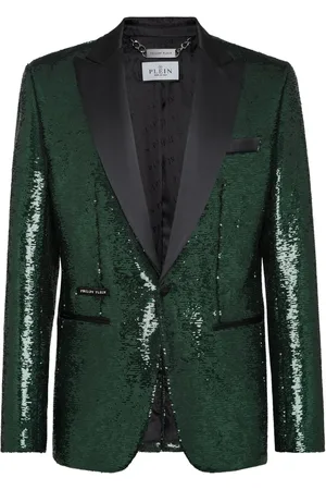 Philipp Plein Blazer con botones y detalles de lentejuelas