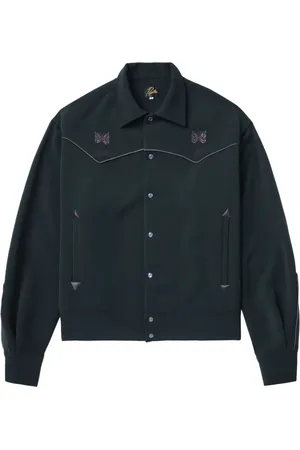 Pins & Needles Chamarra Cowboy con mariposa bordada