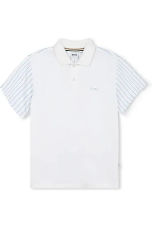 HUGO BOSS Playera tipo con rayas estampadas y logo