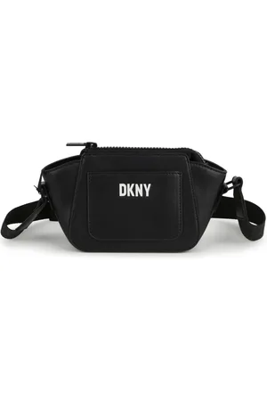 DKNY Bolsa crossbody con logo en relieve