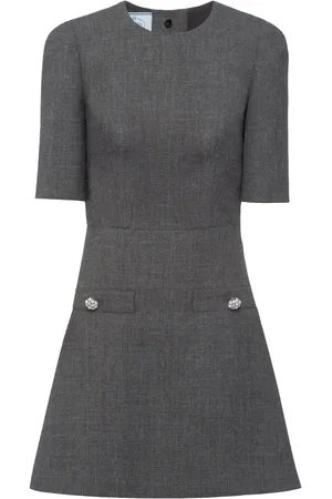 Prada Vestido corto con detalle de botones