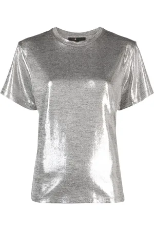 Maje Playera con efecto melange y lurex