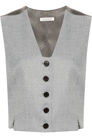 By Malene Birger Chaleco con botones y cuello en V