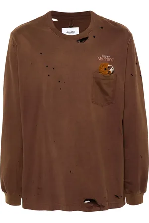 DOUBLET Sudadera con aplique de oso