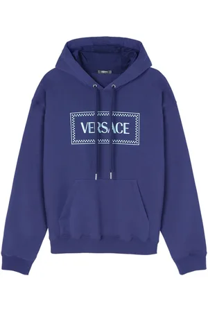 VERSACE Hoodie con logo bordado
