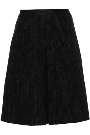 Miu Miu Falda de tweed midi acampanada 2000