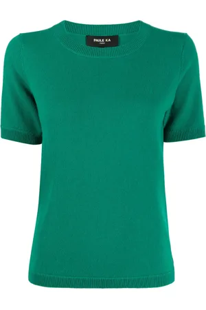 Paule Ka Top de tejido fino con cuello redondo