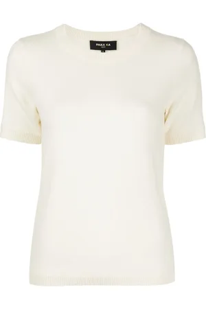 Paule Ka Top de tejido fino con cuello redondo