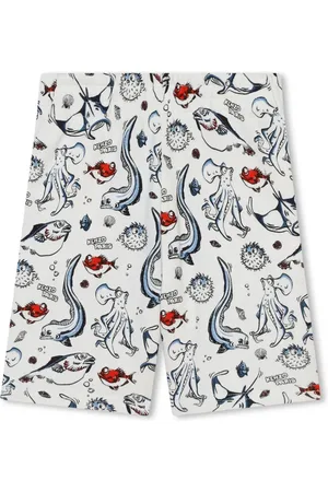 Kenzo Bermudas con estampado gráfico