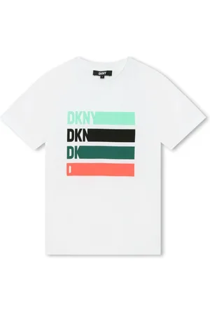 DKNY Playera con rayas estampadas