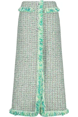 Giambattista Valli Falda midi de tweed