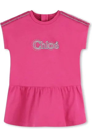 Chloé Vestido con logo bordado