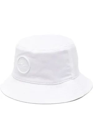 Stone Island Gorro de pescador con parche del logo