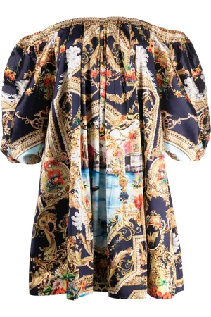 Camilla Vestido corto con estampado Venice Vignette