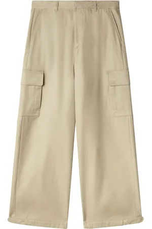 OFF-WHITE Pantalones cargo con diseño ancho