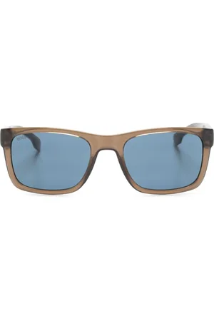 HUGO BOSS Lentes de sol con armazón rectangular