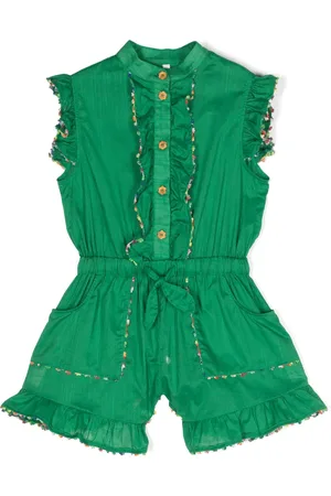ZIMMERMANN Jumpsuit corto con detalle de volantes