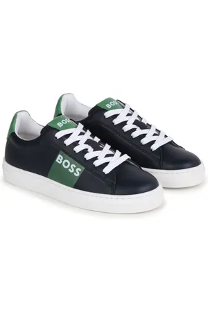 HUGO BOSS Tenis con agujetas y logo estampado