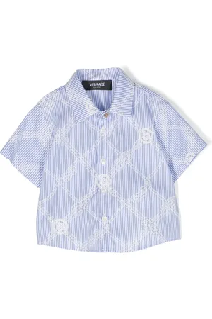 VERSACE Camisa con cuerdas estampadas