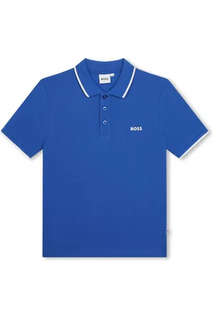 HUGO BOSS Playera tipo polo con logo estampado