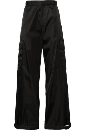 OFF-WHITE Pantalones cargo con diseño ancho