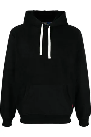 Ralph Lauren Hoodie texturizada con logo bordado