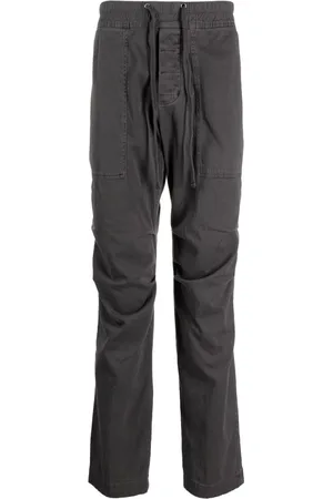 James Perse Pantalones rectos con cordones en la pretina