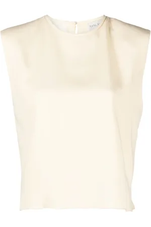 FORTE FORTE Blusa satinada con detalle de abertura