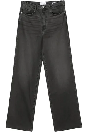 Frame Jeans rectos con efecto desgastado