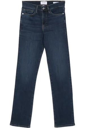 Frame Jeans rectos con efecto desgastado