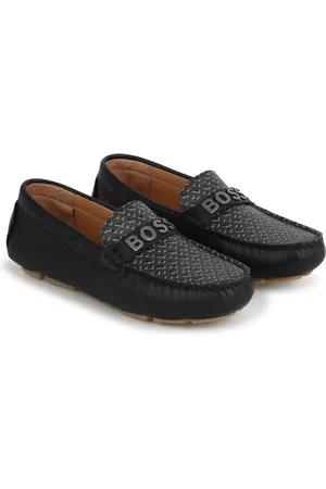 HUGO BOSS Mocasines con placa del logo