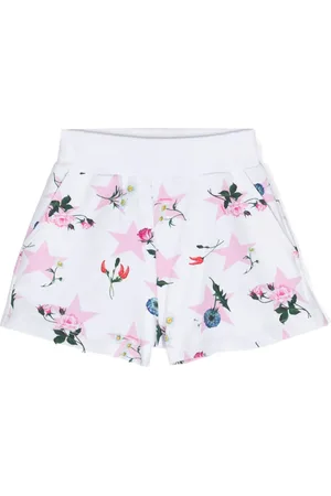 MONNALISA Shorts con tiro alto y estampado gráfico