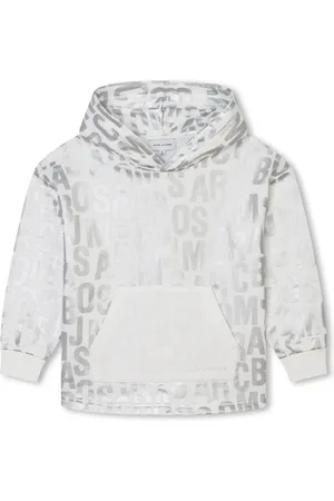 Marc Jacobs Hoodie con logo metalizado