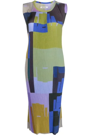HENRIK VIBSKOV Vestido Pull con estampado geométrico
