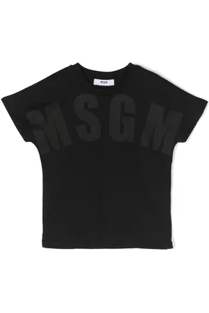 Msgm Playera con logo estampado